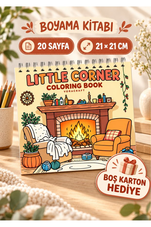 Little Corner Coloring Book, 21X21 cm Coloring Book 2by0012