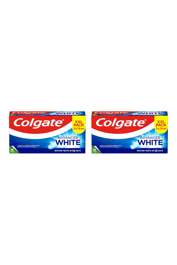 2x PACK Advanced White Toothpaste Pack 2x75 ml