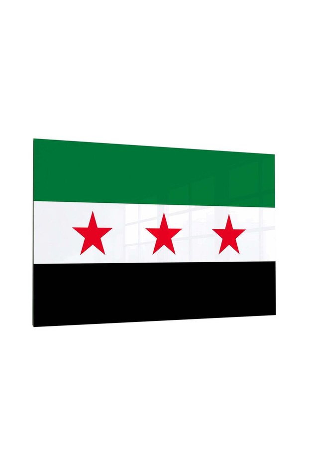 Syria Flag Metal Poster - Magnetic Wall Art Print