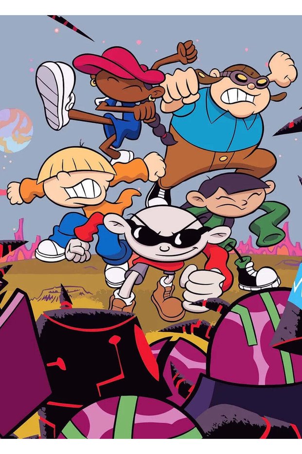 The grim Adventures Pop Art Metal Poster - Magnetic Wall Art Print