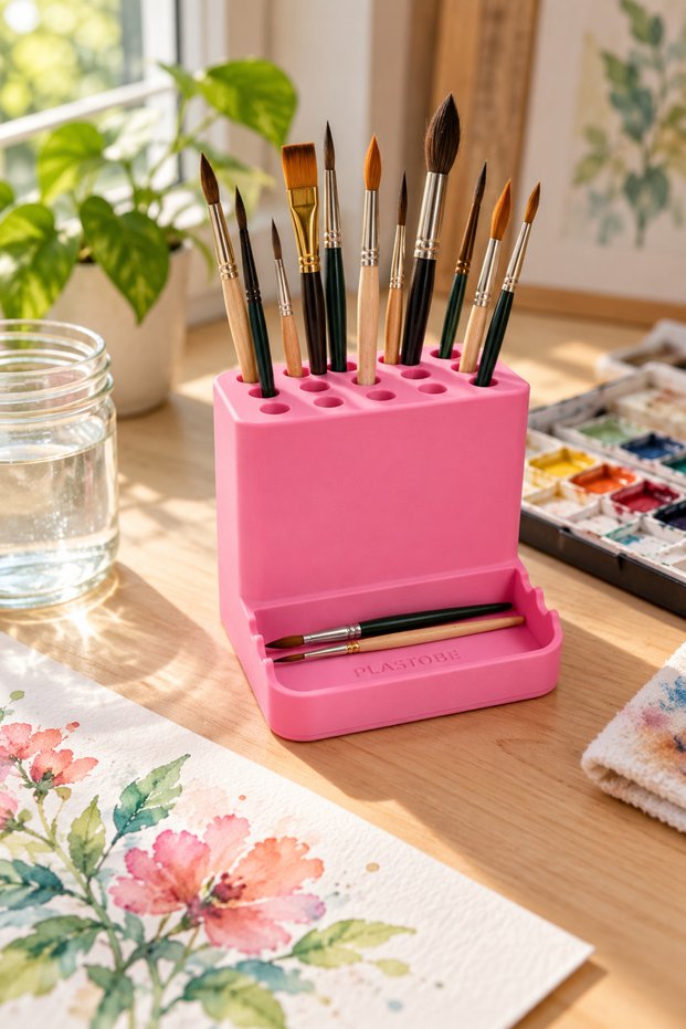 Brush Organizer and Drying Stand Organizer Bioplastic 🌽