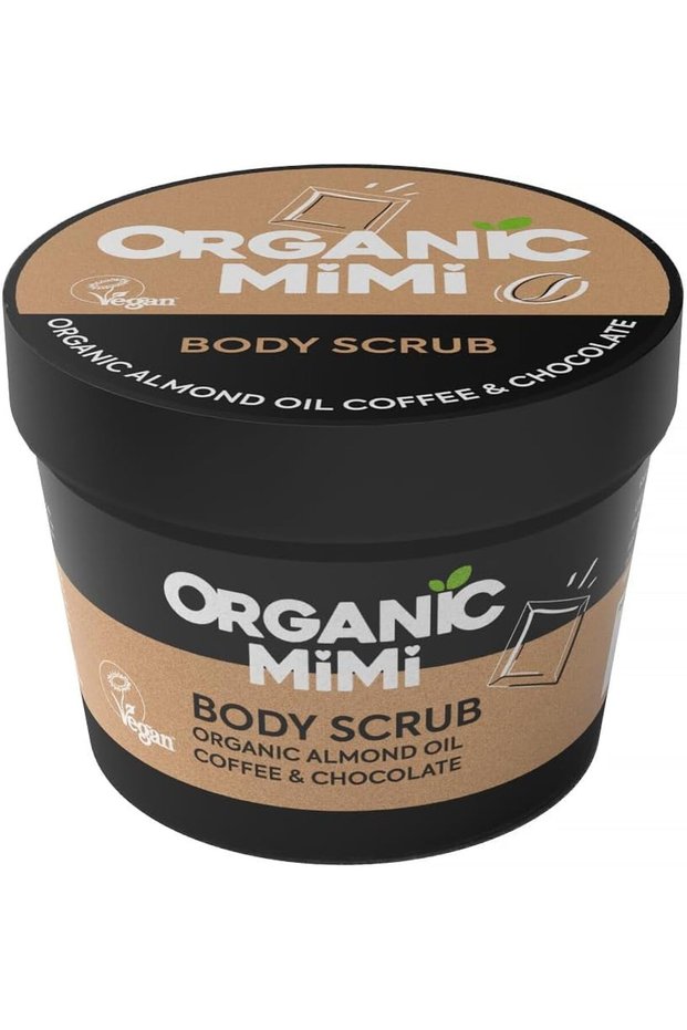 Coffee & Chocolate Body Scrub | Natural Sea Salt & Sugar Exfoliator for Cellulite, Dark Spots, Anti-Aging, Moisturizing, Vegan - 120g
