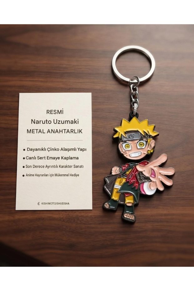 Naruto Uzumaki Anime Metal Keychain