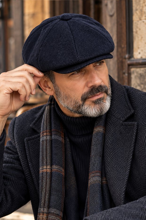 Men's Cap Peaky Blinders Stamped Fabric Hat Cap
