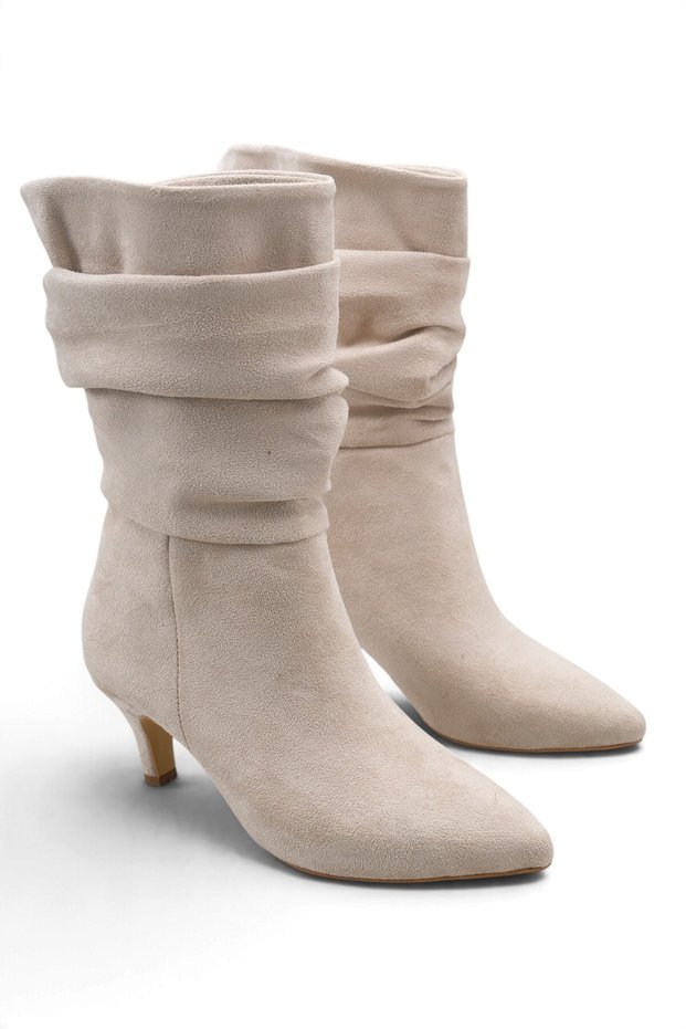 Iblantha Women's Pointed Heeled Short Boots 001
