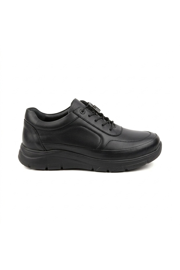 1186 Genuine Leather Orthopedic Casual Women's Shoes with Elastic Straps