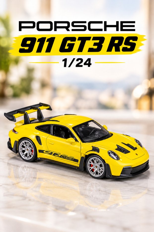 Porsche 911 Gt3 Rs 1/24 Diecast Metal Model Car