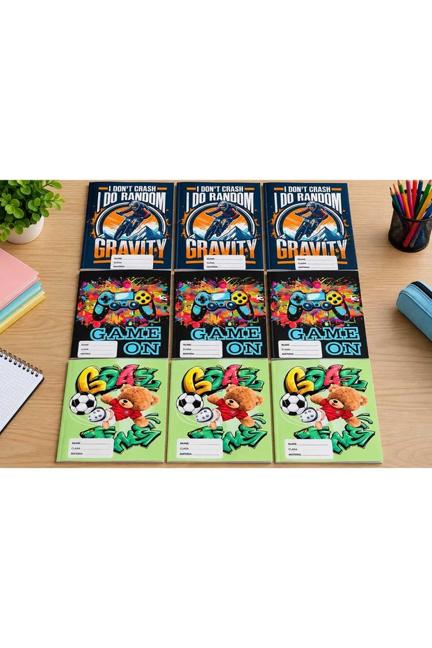 Set 9 Coperți pentru Caiete A5