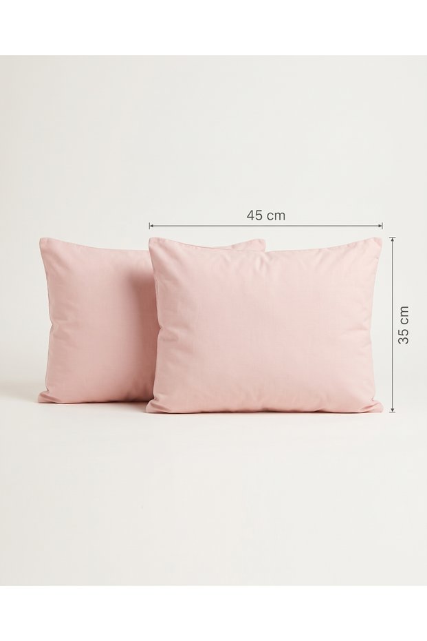 2-Piece Baby Pillowcase 35X45 cm 100% Cotton Soft Textured