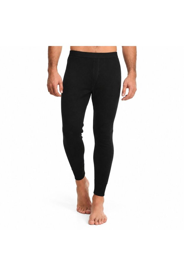 Men's Black Long Woolen Trousers Hsy-4001