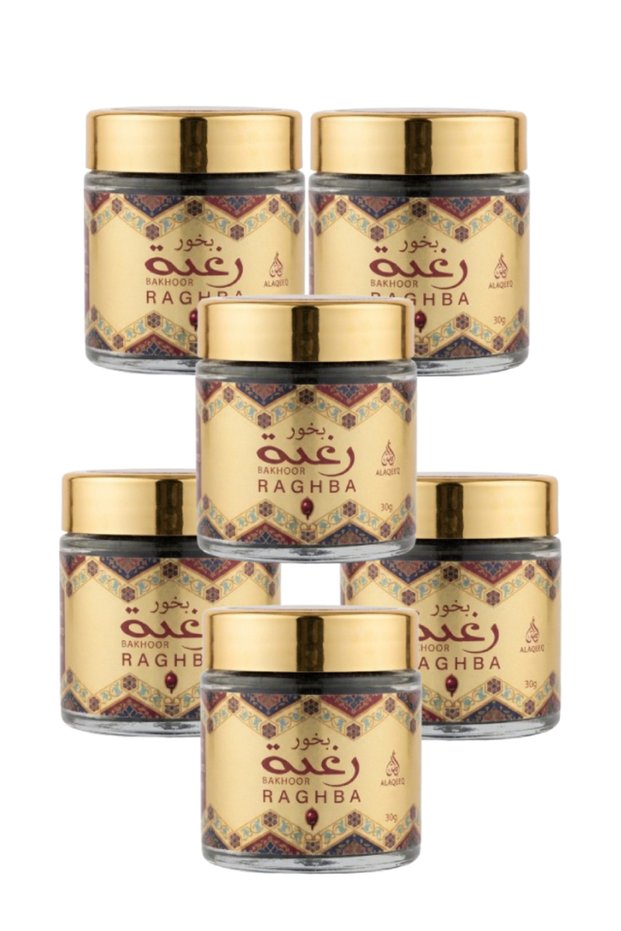 6 قطع بخور رغبة 30 جرام