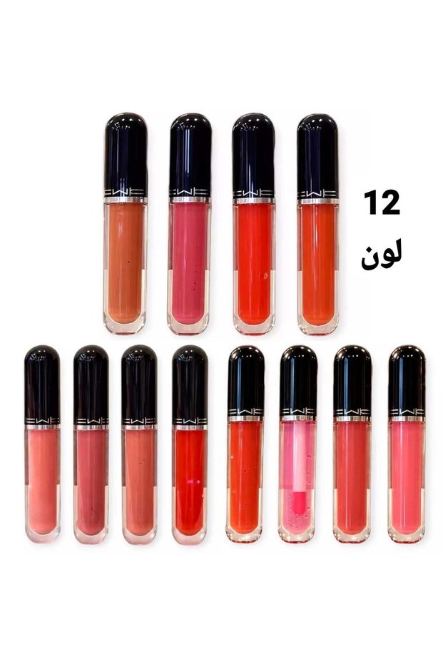 مجموعة قلوس شفايف 12 لون