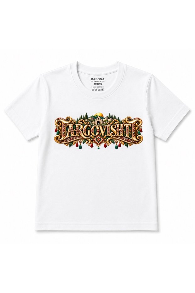 Targovishte Golden Heritage – Traditional Bulgarian Folk Art Kids Graphic T-Shirt