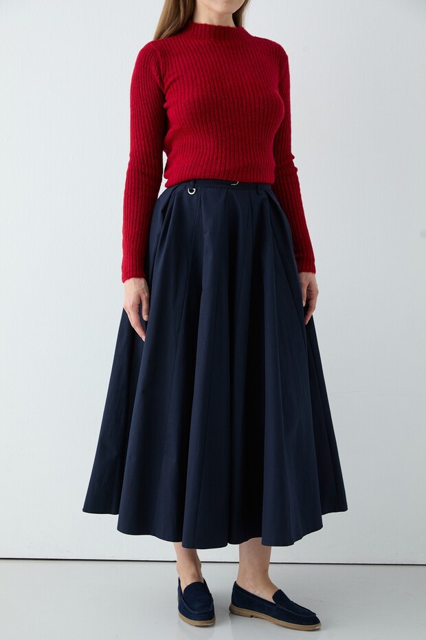 Biritli Skirt Anemon Navy Blue
