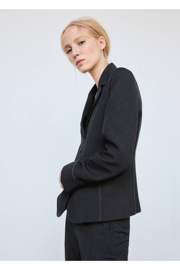 Dar kesim blazer ceket