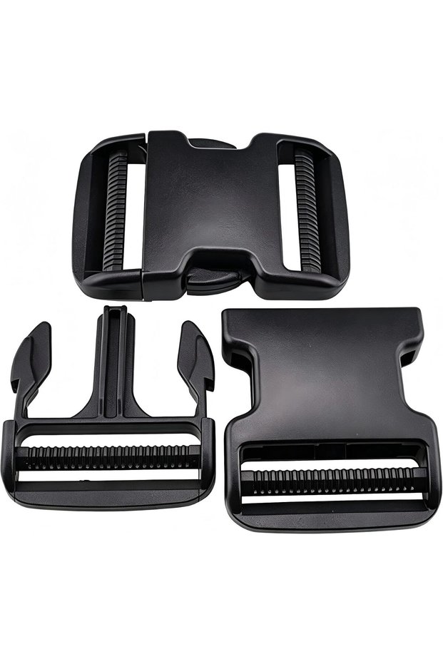 2" Heavy Duty Quick Side Release Buckles, Adjustable Strap Clips 2Pcs