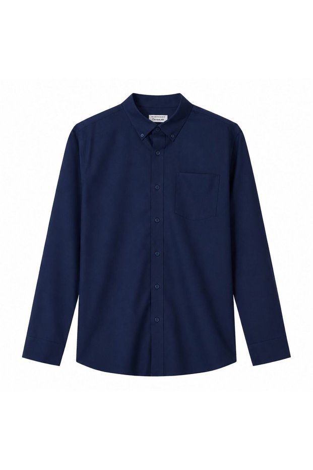 Men Wrinkle Free Cotton Oxford Shirt