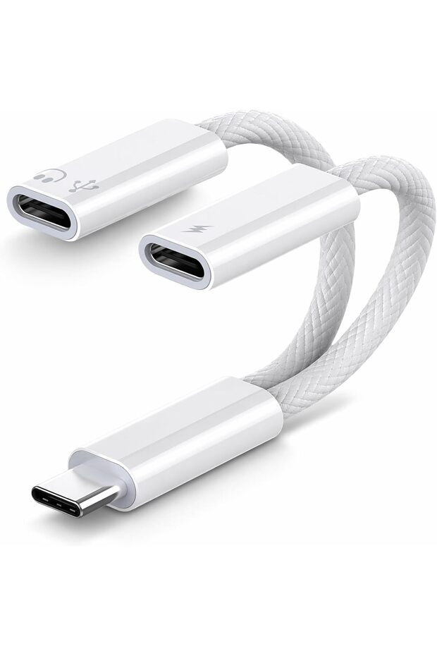 FARLINK USB C Splitter Data Syn Audio Charging for Type C devices