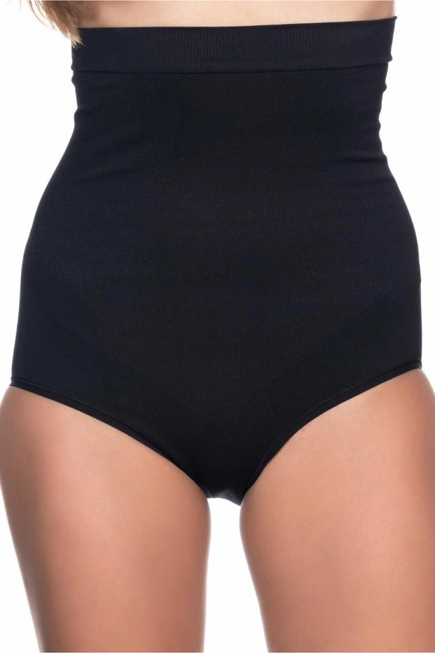 Black High Waist Slip Corset