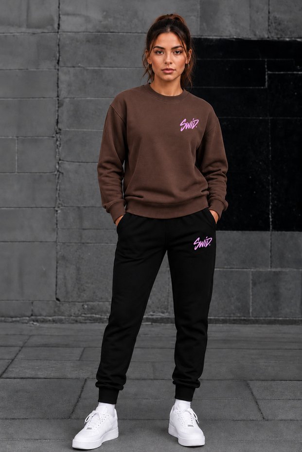 Zero-Collar Sharddonted Sweatshirt Seasonal Svp Printed Women'S/Men's Unisex Model