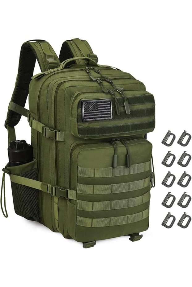 Black Tactical Backpack, Military Backpack, Molle Backpack