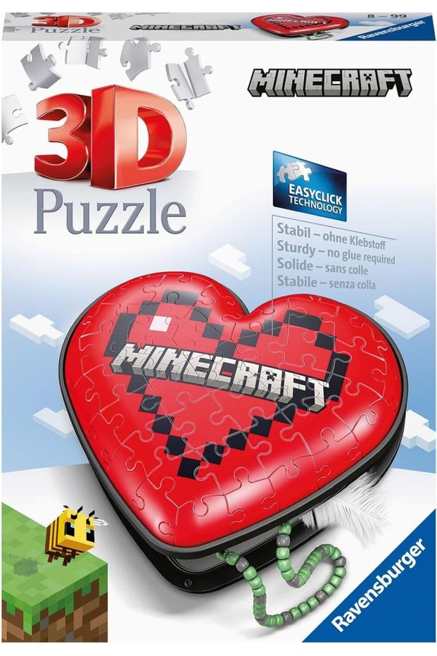3D Minecraft сърце