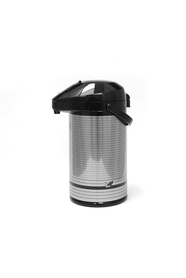 Original Big Flask 2.2 Litre Vacuum Airpump Stainless Steel Pump flask - Airpot