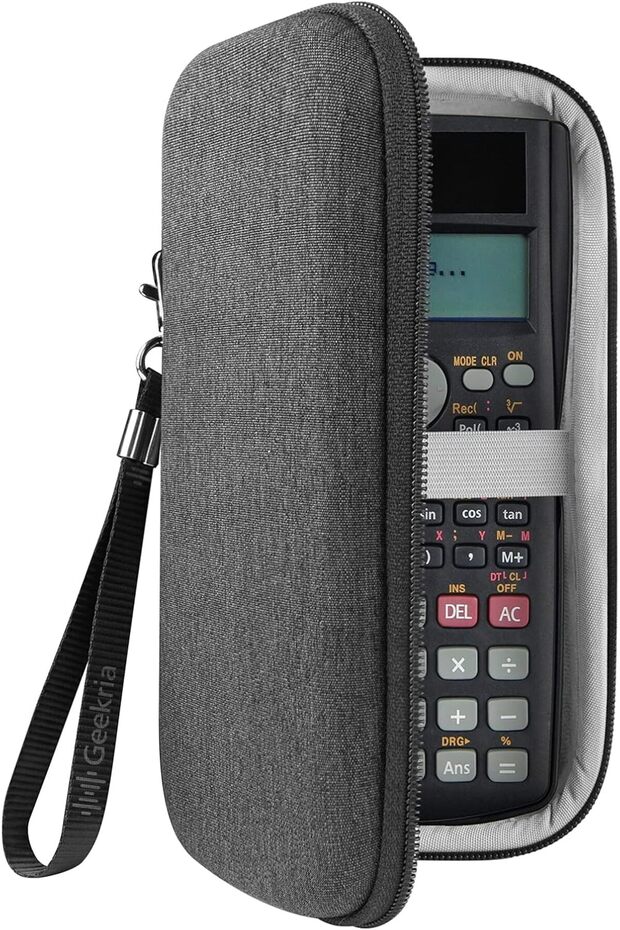 حافظة حماية بديلة لآلة حاسبة تكساس إنسترومنتس TI-84 Plus CE TI-83 Plus مع مساحة للملحقات