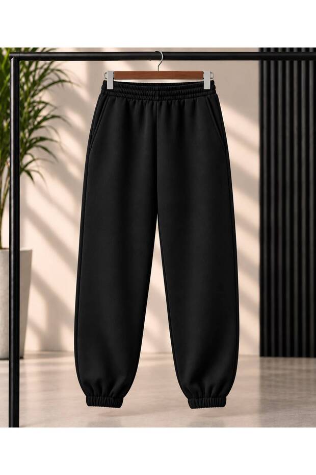 Sweatpants Oversize Relaxed Fit Elastic Waist Elastic Cuffs Jogger Sweatpants Unisex
