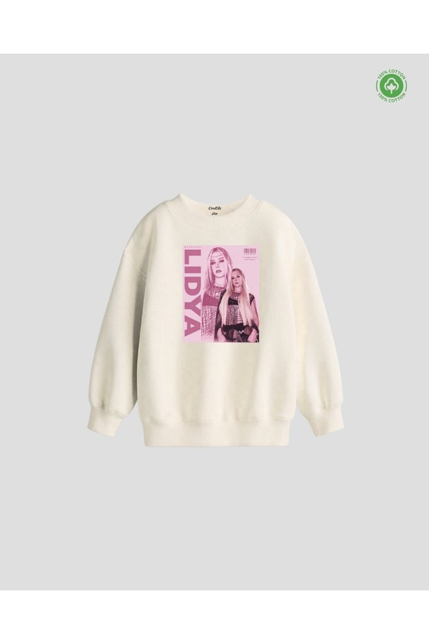 Manifest Group Lidya Design Girls' Cotton Sweatshirt (Ages 4 - 13)