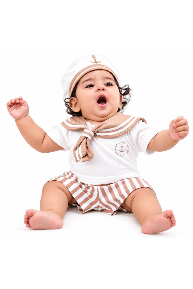 First Voyage Baby Sailor Outfit Set |