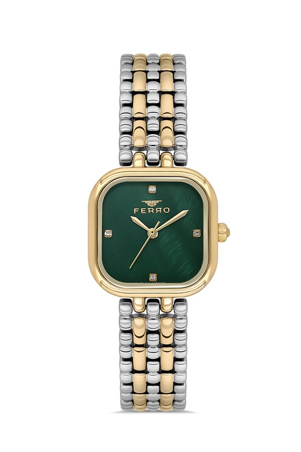 Mini case retro square women wrist watch