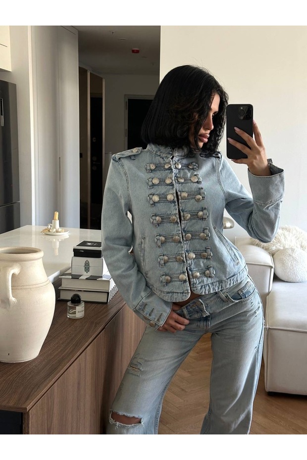 Japanese Buttoned Denim Jacket