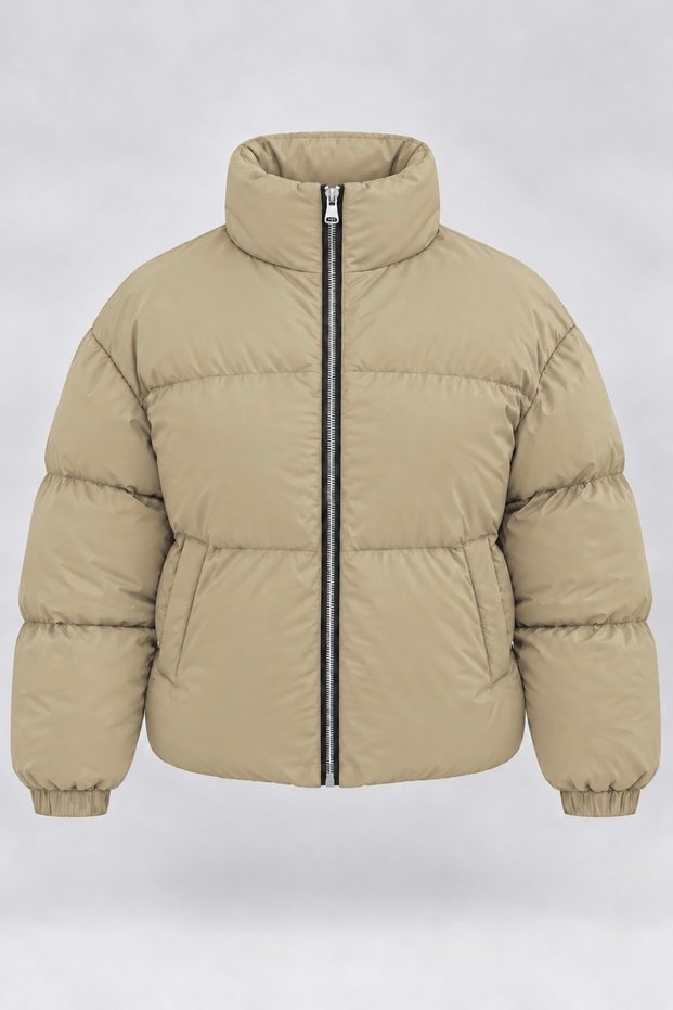 Bsk Model Inflatable Thick Lined Winter Coat