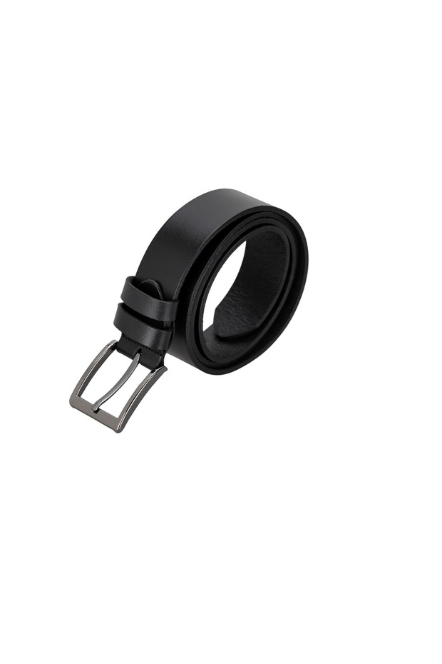 Bloombelt Cosmic Black Genuine Leather Men's Belt-130Cm