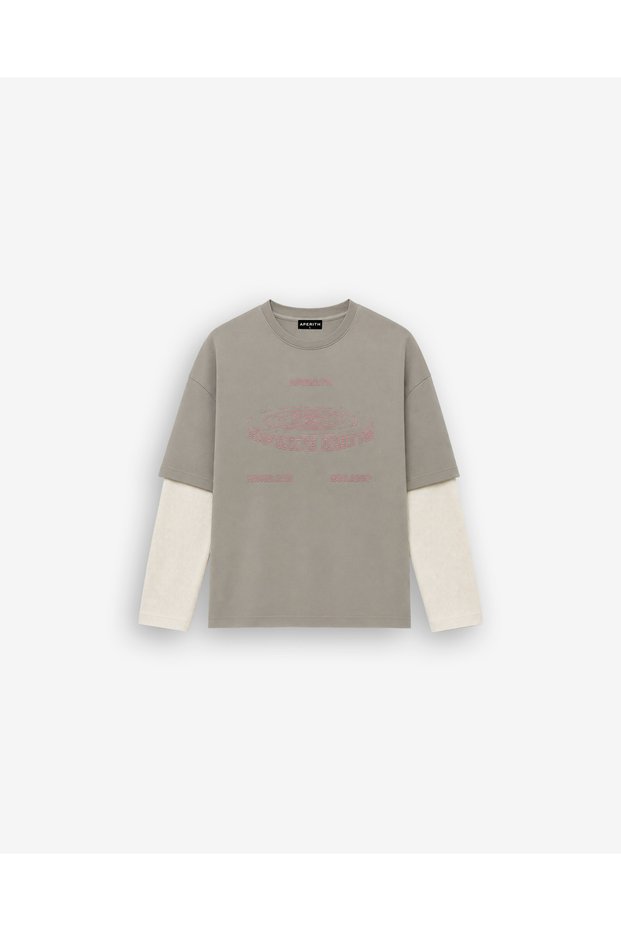Grey Layered Longsleeve