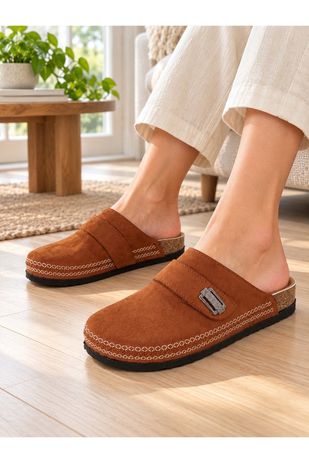 Women's Orthopedic Sole Comfort Closed Slippers