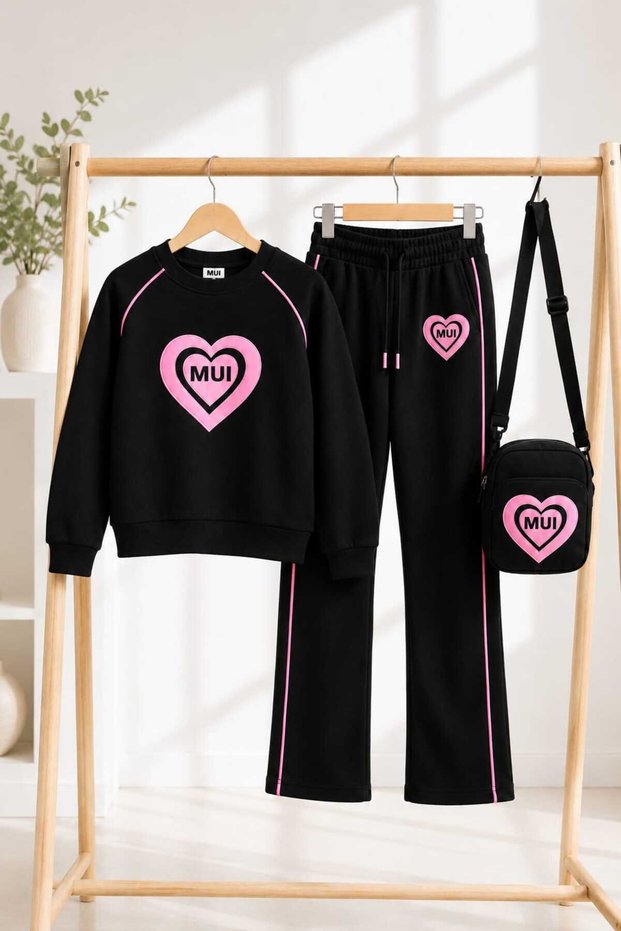 100% Cotton 2-Piece Baby Girl & Child Bag Set