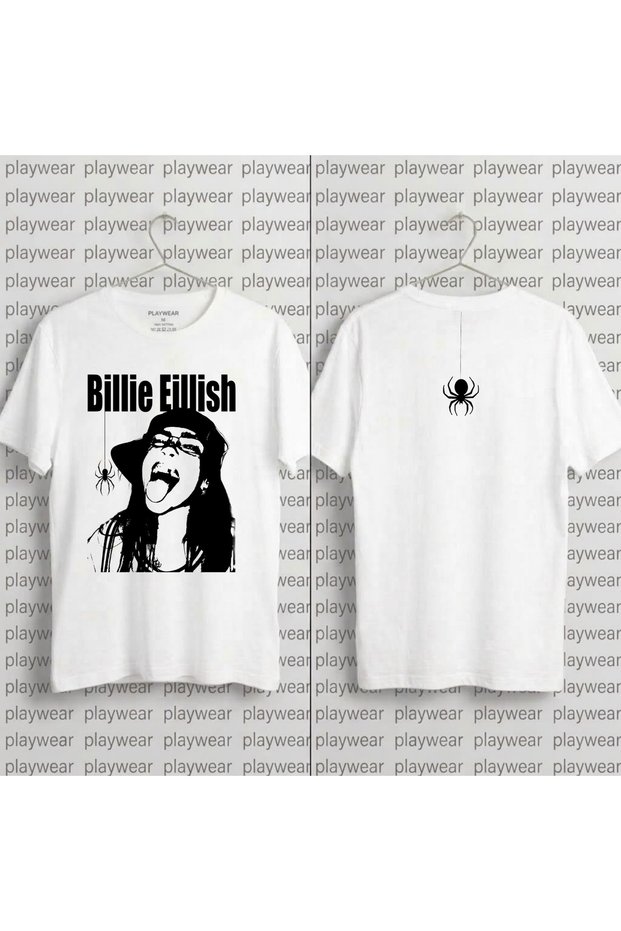 Billie-Eilish Printed 100% Cotton Crew Neck T-Shirt