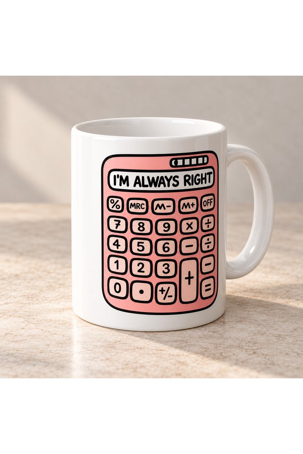 كوب قهوة I'M ALWAYS RIGHT سعة 325 مل