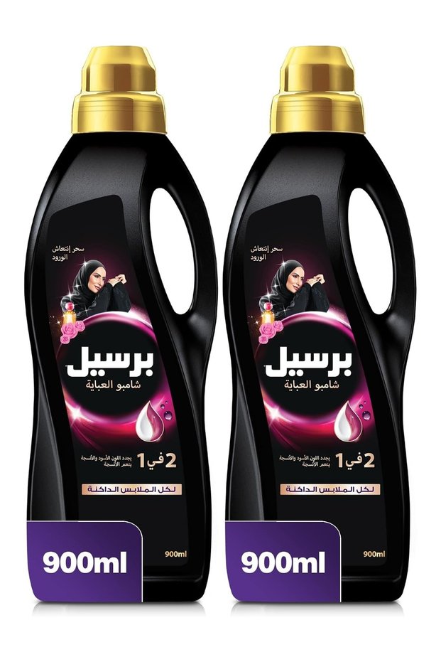 Black Abaya Shampo 2In1 Rose 900ml×2Pack