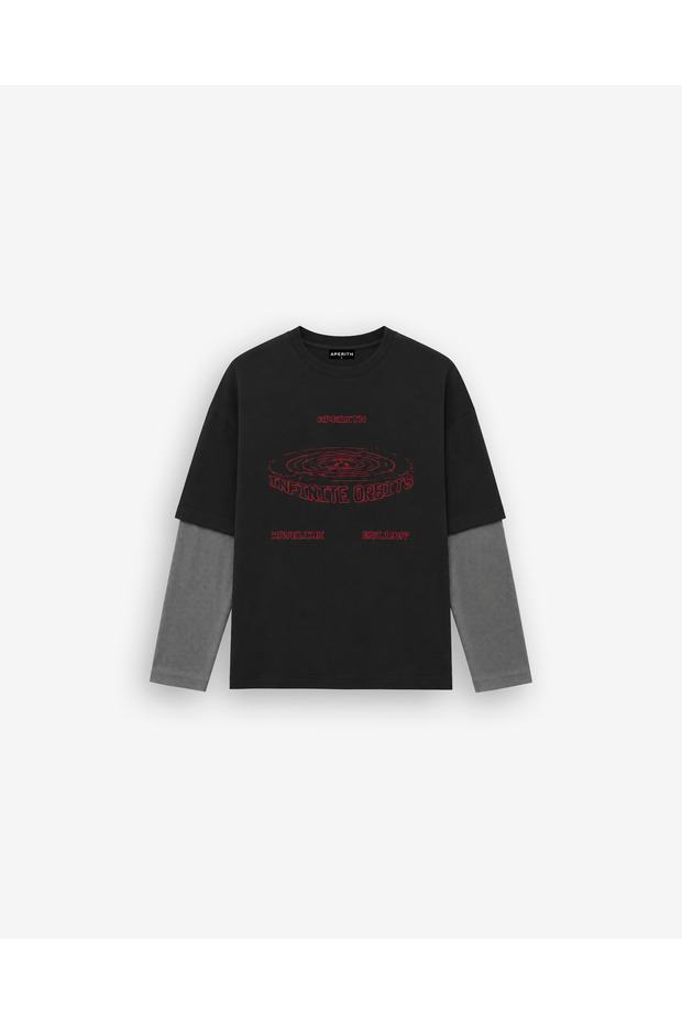 Black Layered Longsleeve