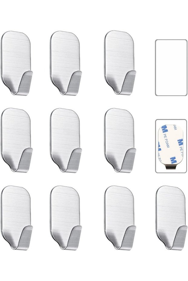 Small Sticky Hooks For Hanging Extra Strong Self Adhesive Hooks Heavy Duty