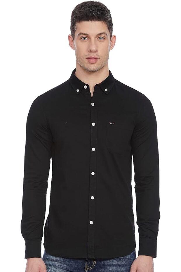 Men's Solid Regular Shirt