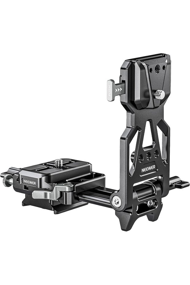 لوحة بطارية V-Mount مع لوحة تحرير سريعة من نوع Arca، PS015 PRO
