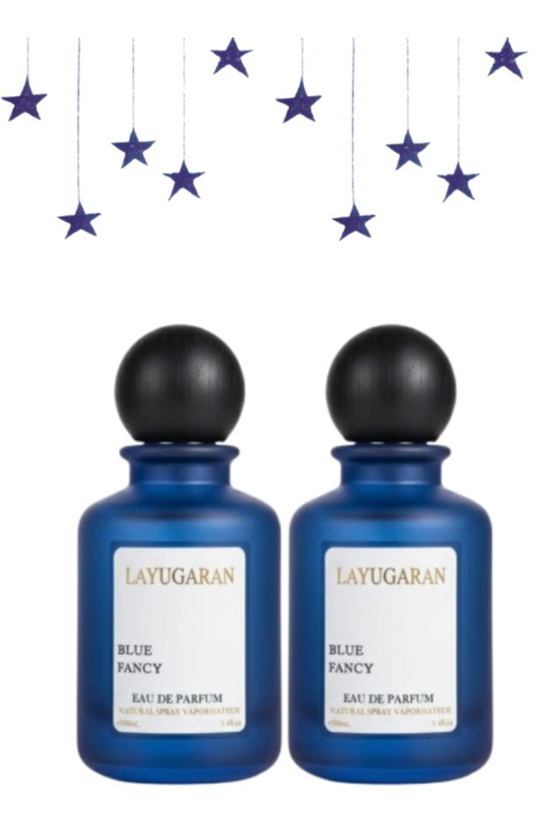 قطعتان من العطر الفاخر الأزرق سعة 100 مل