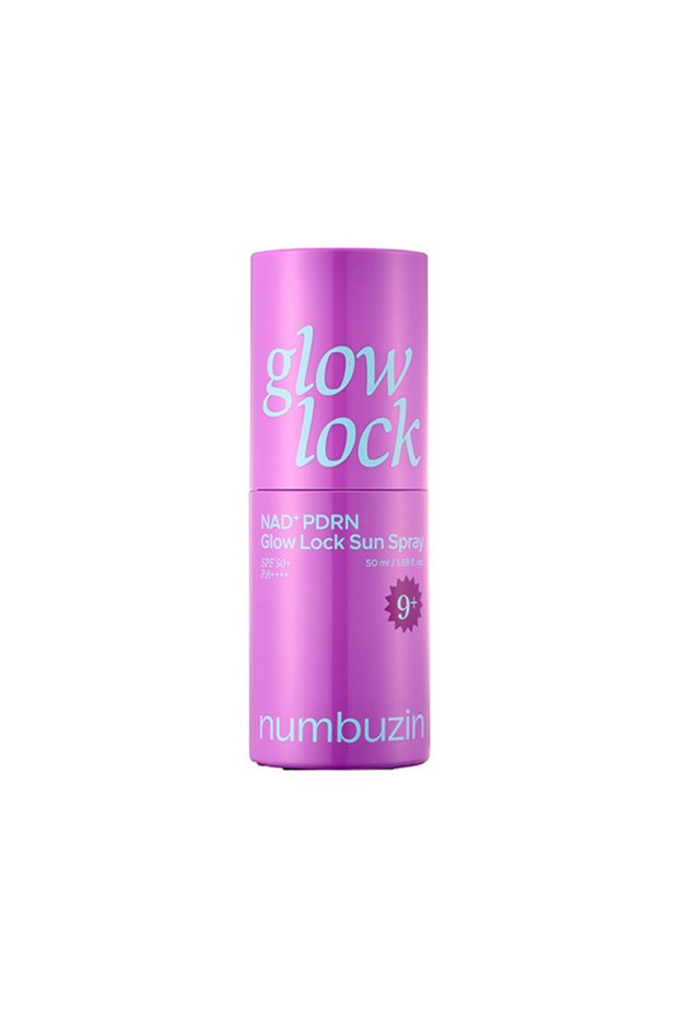 - No.9 NAD+ PDRN Glow Lock Sun Spray SPF50+ PA++++, 50ml