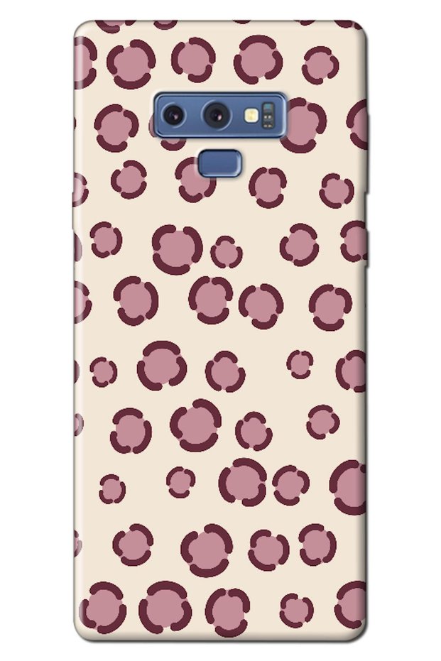 Samsung Galaxy Note 9 Leopard Dot Burgundy (Burgundy)