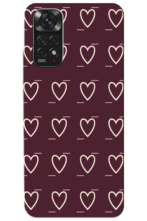 Redmi Note 11S Line Heart Burgundy (Burgundy)