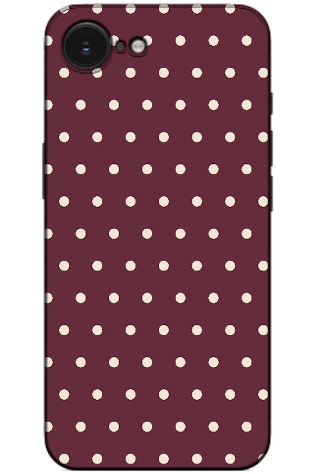 iPhone 16E Polka Burgundy (Burgundy)